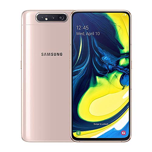 Samsung Galaxy A80 Mobile Phone; Sim Free Smartphone - Gold (UK version)