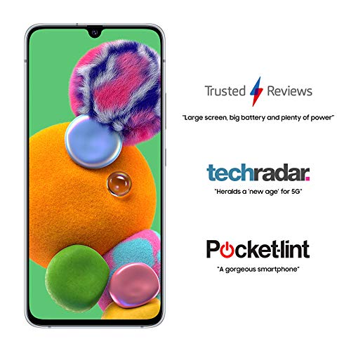 Samsung Galaxy A90 5G Mobile Phone; Sim Free Smartphone - White (UK Version)