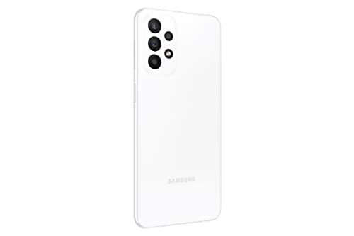 Samsung Galaxy A23 Mobile Phone SIM Free Android Smartphone 6.4 Inch Infinity-V Display, 4GB RAM, 64GB Storage, 5,000 mAh Battery, White, Android 12 [UK Version], 3 Year Warranty