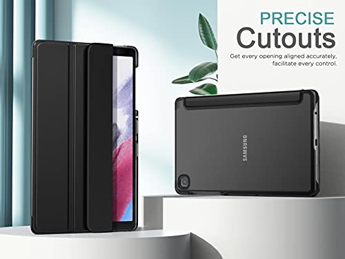MoKo Case Fits Samsung Galaxy Tab A7 Lite 8.7 Inch (SM-T225/T220/T227), Lightweight Stand Smart Case Hard Shell Cover for Samsung Tab A7 Lite Tablet 2021 – Black