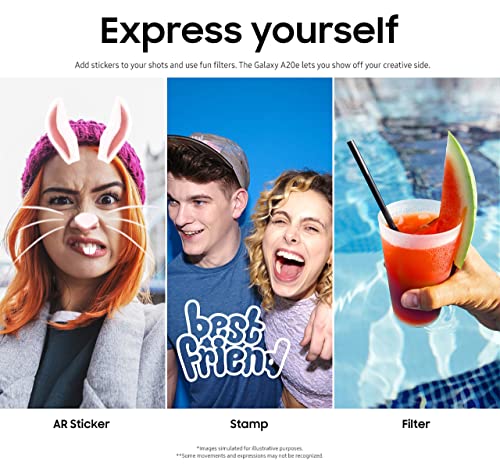 Samsung Galaxy A20e 4G Smartphone Dual-Sim 3GB RAM 32GB Unlocked - White A (Renewed)