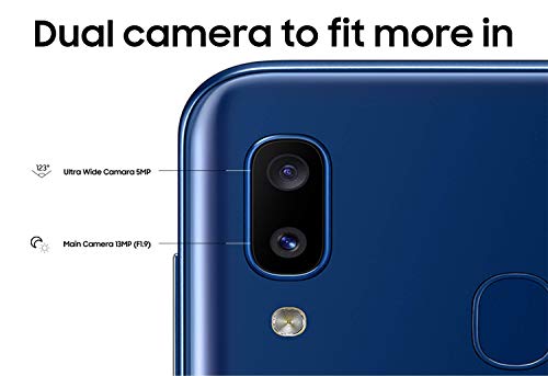 Samsung Galaxy A20e Mobile Phone; Sim Free Smartphone - Blue (UK Version)