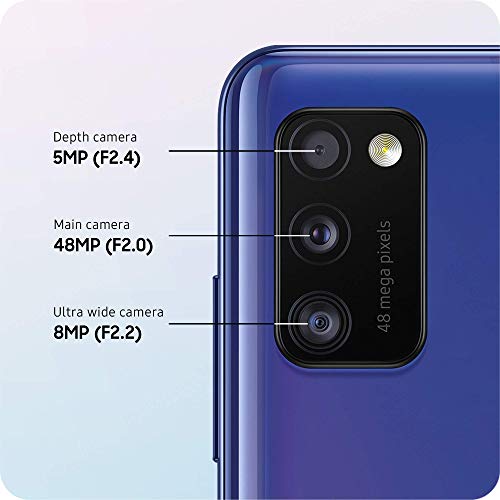 Samsung Galaxy A41 6.1 inches Smartphone 4GB RAM 64GB Sim-Free Unlocked - Blue A (Renewed)