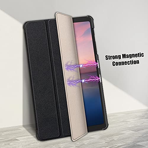 TOPCASE Case Compatible With Samsung Galaxy Tab A7 Lite 8.7" 2021 SM-T220/SM-T225 Tablet Cover-Ultra Slim Lightweight Stand Magnetic Shell,Black