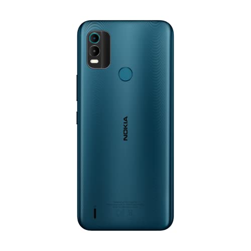 Nokia C21 Plus Smartphone with 6.5" HD+ Display, Toughened Glass, 2-Day Battery Life, 13MP Dual-Camera with HDR, Panorama & Beautification, Clean OS, 2 Years Security Updates, Dual-Sim - Cyan