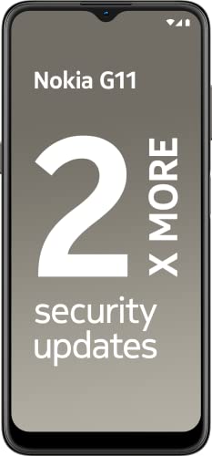 Nokia G11 6.5" HD+ Smartphone with Android 11, 90 Hz Refresh Rate, 18 W Quick Charging Compatible, 3 GB RAM/32 GB ROM, 5050 mAh, 13 MP Triple Camera, Dual SIM - Charcoal