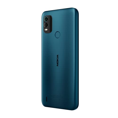 Nokia C21 Plus Smartphone with 6.5" HD+ Display, Toughened Glass, 2-Day Battery Life, 13MP Dual-Camera with HDR, Panorama & Beautification, Clean OS, 2 Years Security Updates, Dual-Sim - Cyan