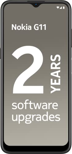 Nokia G11 6.5" HD+ Smartphone with Android 11, 90 Hz Refresh Rate, 18 W Quick Charging Compatible, 3 GB RAM/32 GB ROM, 5050 mAh, 13 MP Triple Camera, Dual SIM - Charcoal