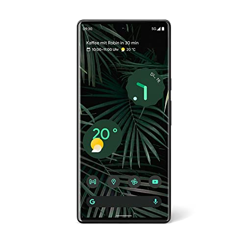 Google Pixel 6 Pro – Unlocked Android 5G Smartphone with 50-Megapixel Camera and Wide-Angle Lens 256 GB – Stormy Black (Renewed)