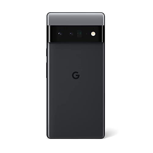 Google Pixel 6 Pro – Unlocked Android 5G Smartphone with 50-Megapixel Camera and Wide-Angle Lens 256 GB – Stormy Black (Renewed)