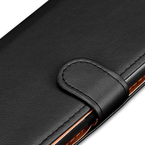 iCatchy For Samsung Galaxy A32 5G Case Leather Wallet Book Flip Folio Stand View Cover with Card Slots Compatible with Galaxy A32 (6.5'') Phone Cover (Black)