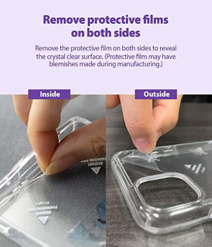 Ringke Fusion Designed for iPhone 11 Case, Clear Hard Back PC Shockproof TPU Bumper Phone Cover Case for iPhone 11 6.1-Inch (2019) - Transparent