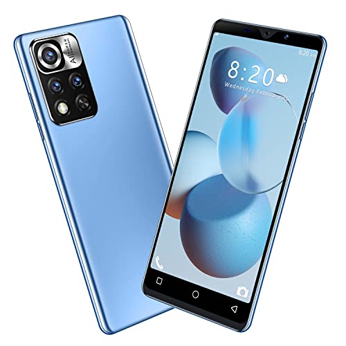 Basic and Beautiful Android Phone, SIM Free Mobile Phones Unlocked, 5.0 inches IPS Display, Dual Cameras Dual SIM 3G Smartphone (Note11T-Blue)