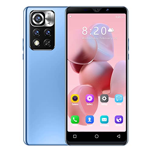 Basic and Beautiful Android Phone, SIM Free Mobile Phones Unlocked, 5.0 inches IPS Display, Dual Cameras Dual SIM 3G Smartphone (Note11T-Blue)