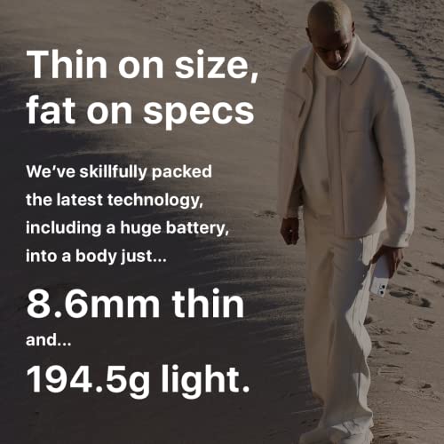 realme GT2 5G, 12+256GB, Paper White, Sim Free Unlocked Smartphone, 120Hz AMOLED Display, Snapdragon 888 5G, 5000mAh Battery, Paper Tech Master Design + UK Warranty