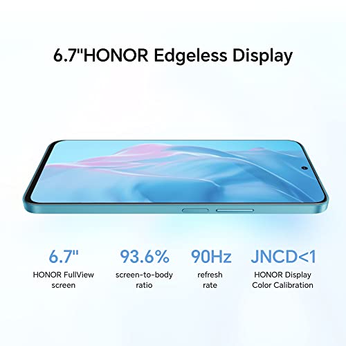 HONOR X8a Mobile Phone Unlocked, 100MP Triple Camera, 6.7" 90Hz Fullview Display, 6 GB+128 GB, Android 12, Dual SIM, Titanium Silver