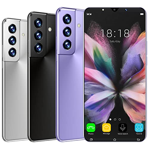 无 Basic and Little Android Phone, SIM Free Mobile Phones Unlocked, 4.5 inches IPS Display, 2000mAh Battery, Dual Cameras, 3G/2G Dual SIM Smartphone (S21-Black)