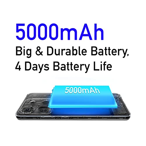 Infinix Smart 7 HD, 2+64GB, Ink Black, Sim Free Unlocked Smartphone, 6.6” Display, 5000mAh Big Battery, Octa-Core 4G Processor, Fingerprint & Face Unlock + 2 Year Warranty