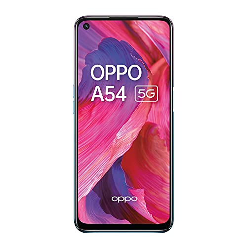 OPPO A54 5G - 4GB RAM and 64GB +Extendable Storage SIM Free Smartphone (6.5' Screen, 5000 mAh Battery, 48MP Quad Camera, 90Hz Refresh Rate) - Fluid Black
