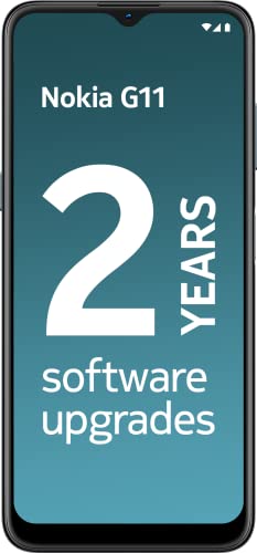 Nokia G11 6.5" HD+ Smartphone with Android 11, 90 Hz Refresh Rate, 18 W Quick Charging Compatible, 3 GB RAM/32 GB ROM, 5050 mAh, 13 MP Triple Camera, Dual SIM - Ice