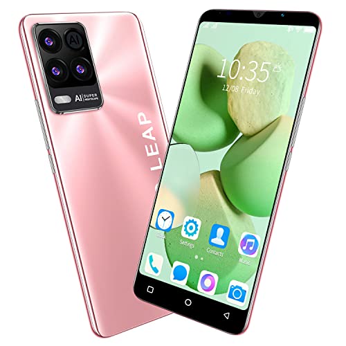 SnHey Cheap Mobile Phone, Android SmartPhone, 5.0 inch IPS Display, 3G Dual SIM Unlocked, Bluetooth/WIFI/GPS Dual Camera Basic Cell Phones (8Pro-Pink)