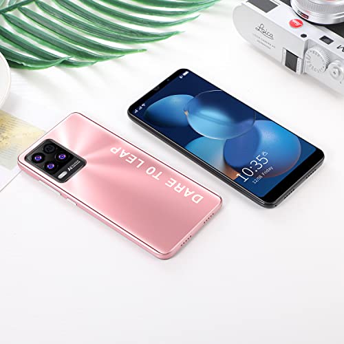 SnHey Cheap Mobile Phone, Android SmartPhone, 5.0 inch IPS Display, 3G Dual SIM Unlocked, Bluetooth/WIFI/GPS Dual Camera Basic Cell Phones (8Pro-Pink)