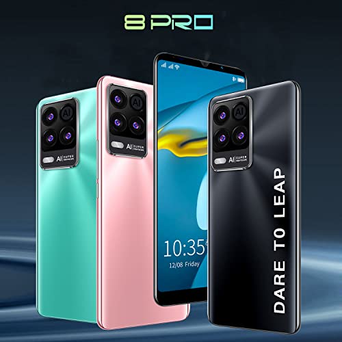 SnHey Cheap Mobile Phone, Android SmartPhone, 5.0 inch IPS Display, 3G Dual SIM Unlocked, Bluetooth/WIFI/GPS Dual Camera Basic Cell Phones (8Pro-Pink)