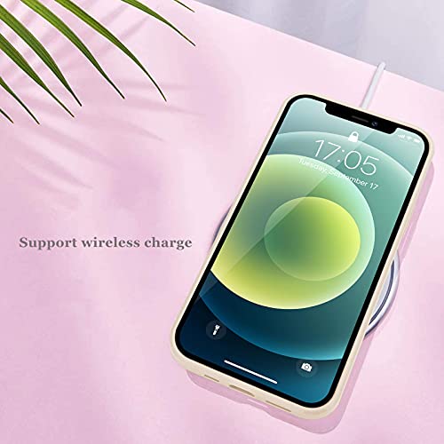 Micoden for iPhone 11 Cases Cute Girls Silicone Shockproof Protective Bumper Case with Love Heart Pattern Design for iPhone 11 White