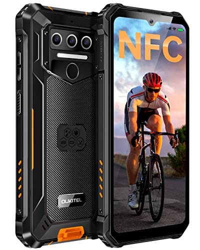 OUKITEL WP23 Android 13 rugged smartphone 10600mAh mobile phone 6,517 inch HD+ 4GB(7GB)+64GB 1TB extention rugged outdoor phone 13MP+5MP Camera,4G Dual SIM,IP68/NFC/OTG/GPS/Face ID