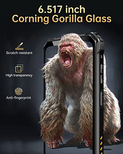 OUKITEL WP23 Android 13 rugged smartphone 10600mAh mobile phone 6,517 inch HD+ 4GB(7GB)+64GB 1TB extention rugged outdoor phone 13MP+5MP Camera,4G Dual SIM,IP68/NFC/OTG/GPS/Face ID