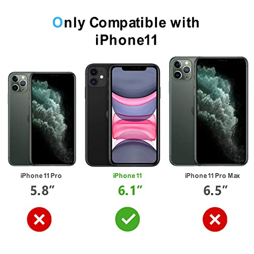 Whioltl Compatible with iPhone 11 Case, Crystal Clear Phone Cover, Anti-Scratch and Shock-Absorption, Basic Case for iphone 11 Hülle Coque funda, Transparent