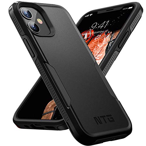 NTG Military Shockproof iPhone 11 Case [2 Layer Structure Protection] [Military Grade Anti-Drop] Hard Slim iPhone 11 Phone Case, Shockproof Protective Phone Case for iPhone 11 (6.1 inch), Black