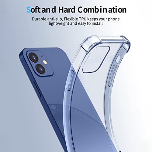 Whioltl Compatible with iPhone 11 Case, Crystal Clear Phone Cover, Anti-Scratch and Shock-Absorption, Basic Case for iphone 11 Hülle Coque funda, Transparent