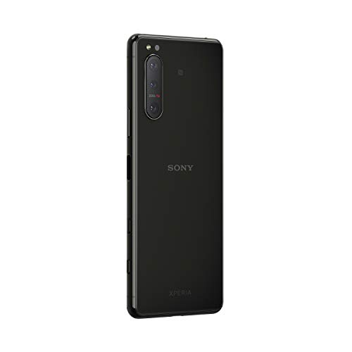 Sony Xperia 5 II 5G Smartphone (15.5 cm (6.1 inch) 21:9 CinemaWide FHD+ HDR OLED Display, Triple Camera System, 3.5 mm Audio Port, Android 12, SIM Free, 8 GB RAM, 128 GB Memory Black