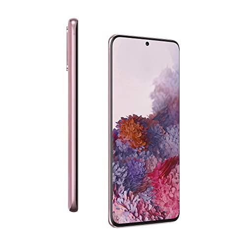 Samsung Galaxy S20 Mobile Phone; Sim Free Smartphone - Cloud Pink (UK version) (Renewed)