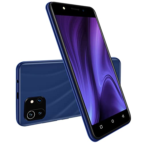 Xgody SIM Free UK Mobile Phone, K40 Face Unlocked 3G Smartphone, 5 inch Android 8.1(GMS) Phone, 1GB+8GB 64GB Extension Quad Core Dual SIM Network Triple Slots, WIFI GPS Bluetooth (Blue)