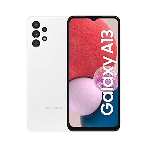 Samsung Galaxy A13 Mobile Phone SIM Free Android Smartphone 64 GB Awesome White