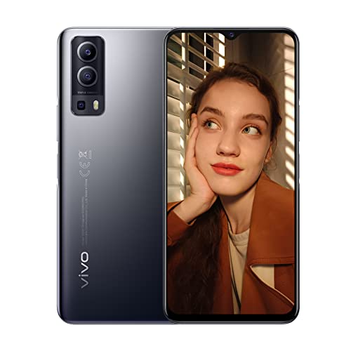 vivo Y52 5G Smartphone, 4GB RAM+128GB ROM Mobile Phone, Display 6.58 Inch FHD+ Incell Screen 2408 x 1080, 5000mAh Battery Dual Sim Smartphone, 48MP Rear Camera Android Phone, Graphite Black UK Verison