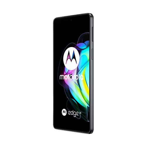 Motorola Edge 20 (6.7 Inch 144 Hz HDR10+ OLED, Qualcomm Snapdragon 778G, TurboPower, 108 MP Camera, 4000 mAH Battery, Dual SIM, 128 GB, Android 11), Frosted Grey