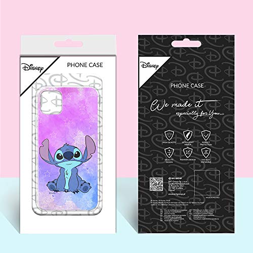 ERT GROUP mobile phone case for Apple Iphone 11 original and officially Licensed Disney pattern Stitch 006 optimally adapted to the shape of the mobile phone, case made of TPU