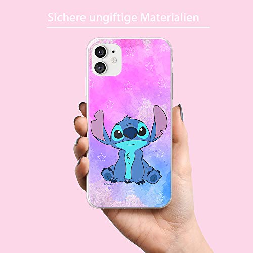 ERT GROUP mobile phone case for Apple Iphone 11 original and officially Licensed Disney pattern Stitch 006 optimally adapted to the shape of the mobile phone, case made of TPU