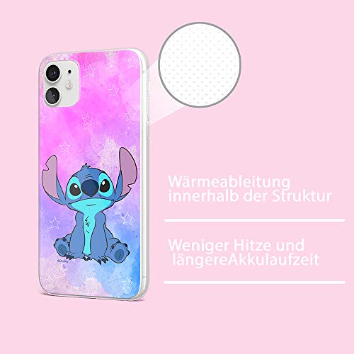 ERT GROUP mobile phone case for Apple Iphone 11 original and officially Licensed Disney pattern Stitch 006 optimally adapted to the shape of the mobile phone, case made of TPU