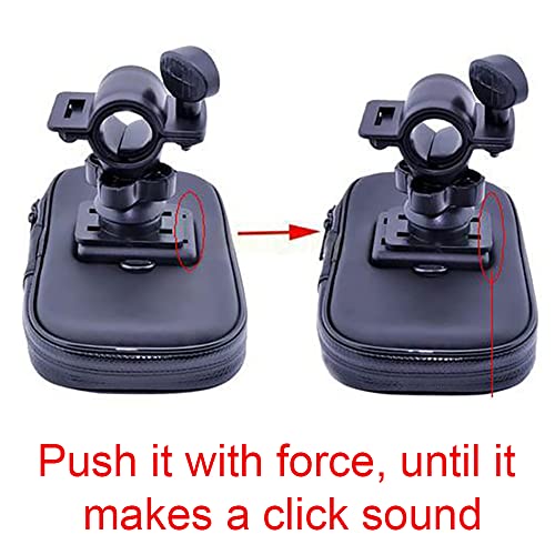Bike Mount Holder Case 360° Waterproof Bicycle/Bike Motorbike Mobile Phone Holder for Phones For Apple iPhone XR iPhone 11 iPhone 12 iPhone 12 PRO iPhone 13 iPhone 13 PRO iPhone 14
