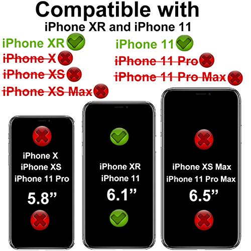 4youquality [3-Pack iPhone 11 and iPhone XR Screen Protector, Tempered Glass Film [LifetimeWarranty][Scratch-Resistant][Anti-Shatter] Screen Protector for Apple iPhone XR and iPhone 11 (6.1 inch)