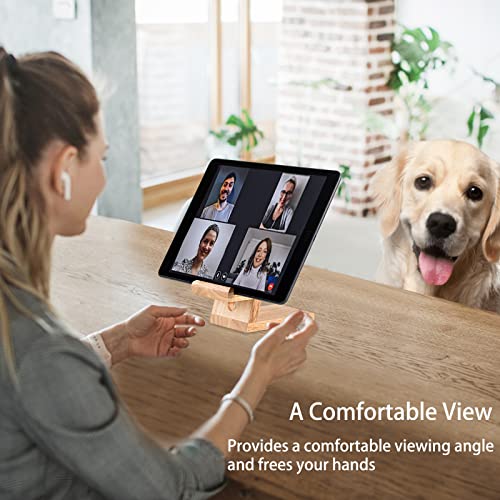 For Apple Watch Stand, Dreamholder 2 in 1 Natural Wood Phone Holder, Desktop Stand Charging Dock for iPhone 14 13 12 11 All Series and Apple Watch Series 8/SE2/7/6/SE/5/4/3/2/1