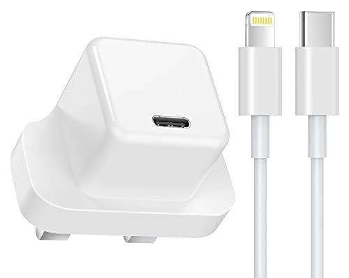iPhone 14 13 12 11 Fast Charger [Apple MFi Certified] 20W USB C Plug Power Adapter with 1.8M USB C to Lightning cable for iPhone14/14 Plus/14 Pro/14 Pro Max/13/13 Mini/13 Pro/12/11/iPad Air 2020
