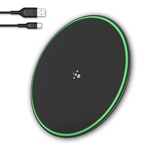 WATCHEM 15W Fast Wireless Phone Charger - Qi-Certified Charging Pad for iPhone, Samsung, Huawei, Sony - Universal Phone Compatibility