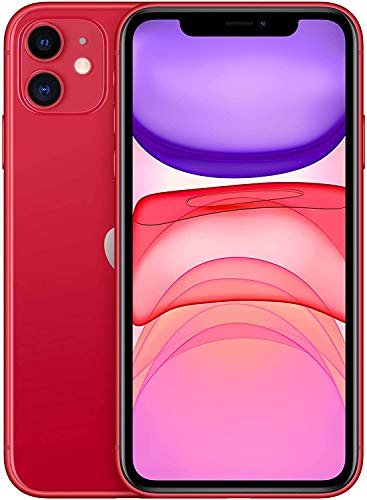 Apple iPhone 11, 128GB, Red (Renewed)