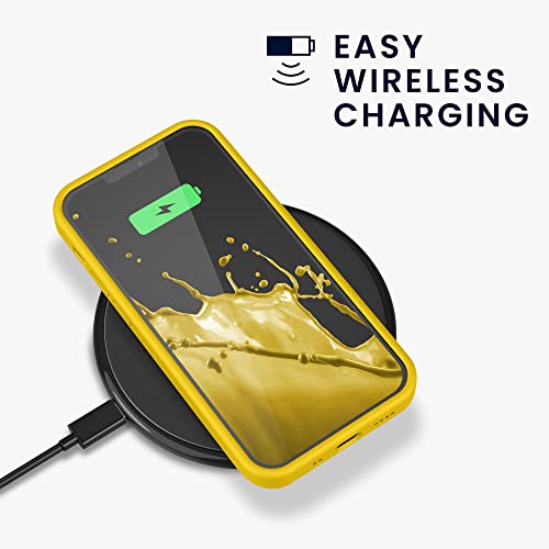 kwmobile Case Compatible with Apple iPhone 13 mini Case - TPU Silicone Phone Cover with Soft Finish - Radiant Yellow