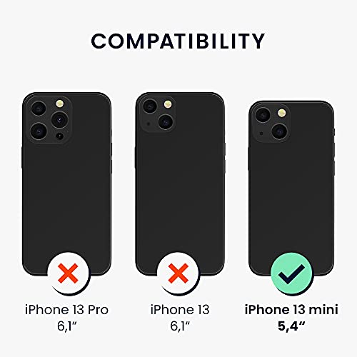 kwmobile Case Compatible with Apple iPhone 13 mini Case - TPU Silicone Phone Cover with Soft Finish - Radiant Yellow